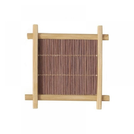 

Bamboo Tea Coaster Coffee Coasters Mug Pad Insulation Pad Tea Set Tea Ceremony Spare Parts