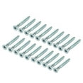 thumbnail image 1 of Tornillo Confirmat Uxcell para muebles 7x49mm Tornillos de madera con socket hexagonal Galvanizado 20pcs, 1 of 4