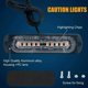thumbnail image 5 of Nuevo 4d, 4 piezas, 10 LED Flash, barra de luz de emergencia naranja, flash automático, luz de rejilla de 12 V y 24 V, flash de seguridad, 5 of 5