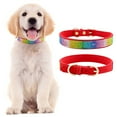 thumbnail image 2 of 3 Adjustable Sizes Color Rhinestone Collars With Tie Girls Cat Collar With Metal Buckle Adjustable Puppy Collars Bling For Small Cat Dogs As Pet Leather Dog Leash Science Diet Large Breed Puppy Can, 2 of 3