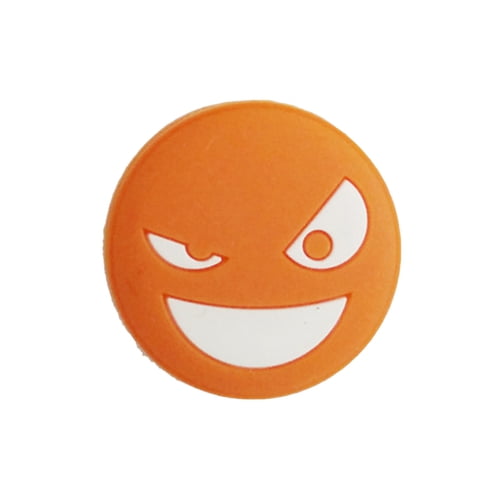 AQCW Tennis Racket Vibration Dampeners Silicone Tennis Racket Shock Absorbers Reusable Smile Face Tennis Racquet Dampeners
