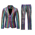 thumbnail image 1 of Mens Retro Punk Gothic Suit Double Wedding Suit Stage Performance Two Piece Man Formal Jacket Will Turner Men Tuxedo Suits Tuxedo for Big Men Tall Mens Suit Suit with Jacket Man Suit Suite Mens Pants, 1 of 7