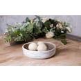 thumbnail image 2 of BIDK Home Round Wooden Decorative Bowls - 17" - White - Set of 2, 2 of 9