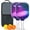White-1, variant on Pickleball Paddles Set Of 2, Fiberglass Surface, Galaxy Print, 4 Balls & Bag
