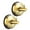 Gold, variant on Set Of 2 Strong Suction Cup Hooks Waterproof Wall Mounted Hooks for Bathroom