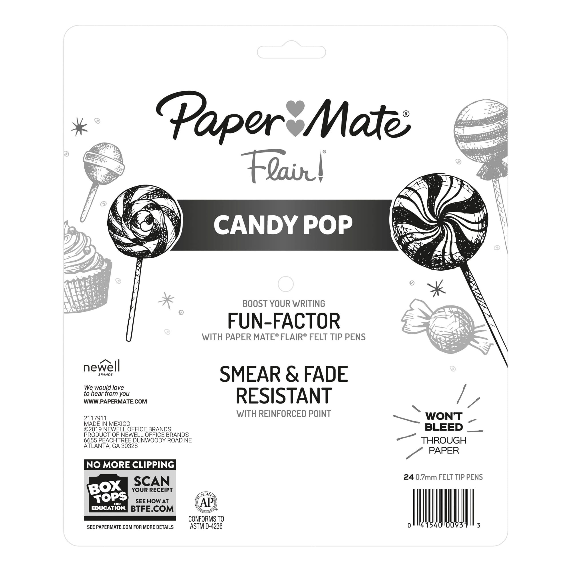 Paper Mate Flair Felt Tip Pens, Medium, 24-Pack photo 7