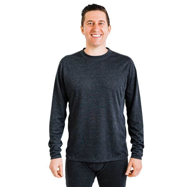 Polarmax Men's Double Layer Crewneck Midweight Relaxed Fit Base Layer
