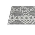 thumbnail image 5 of Handcraft Rugs HR Indoor/Outdoor Rugs Striped Pattern Gray Outdoor Carpet-Lasts Long Under Sunlight-Grey Ivory Moroccan - 5 x 7, 5 of 5