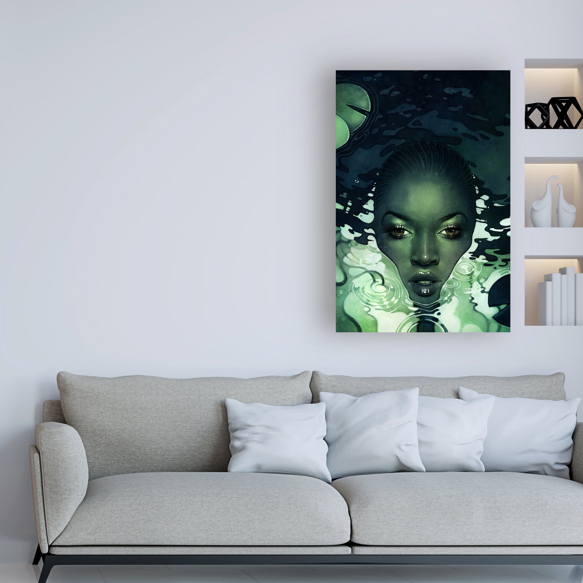 Trademark Fine Art 'Beverly' Canvas Art by Anna Dittma