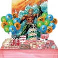 thumbnail image 2 of Aquaman Taspestry Poster Banner Backdrop Background Birthday Balloons Party Supplies Wall Decor, 2 of 5