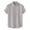 Grey, variant on Krdevn Mens Shirts - Male Casual Solid Shirt Short Sleeve Stand Collar Shirt Blouse Tops,Mens Fall Shirts,Color:Khaki,Size:3XL