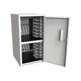 thumbnail image 1 of Luxor - Unité de Rangement - pour 12 Tablettes - Verrouillable - Acier - Gris Clair - Support de Bureau - Sortie : 120 V, 1 of 8