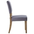 thumbnail image 3 of Modway Oblige Dining Chair Wood Set of 4 in Gray, 3 of 6