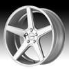 KMC KM685 District Machined Silver 19x8.5 5x112 35mm (KM68598557435)