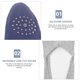 thumbnail image 5 of OUNONA 5 Pares Calcetines No Show Suave Antideslizantes Para, 5 of 6