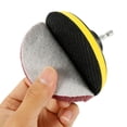 thumbnail image 6 of Miuline 8pcs Drill Brush Accessory Kit Electric Drill Cleaning Cotton-Electric Drill Self-Adhesive Disc Power Scrubber Kit Car Washing Pad Cleaning Kit, 6 of 8