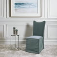 thumbnail image 7 of Uttermost Delroy Contemporary Fabric Armless Chairs in Blue/Gray (Set of 2), 7 of 7