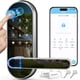 thumbnail image 1 of Cerradura inteligente digital con entrada sin llave y huella digital: Cerradura electrónica Wi-Fi con código de acceso, perilla de puerta eléctrica, manija de puerta biométrica, 1 of 5