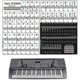 thumbnail image 3 of Detachable Piano Keyboard Sticker, 49/61/54/88 Keys Music Keyboard Sticker For Beginners To Learn Piano--, 3 of 3