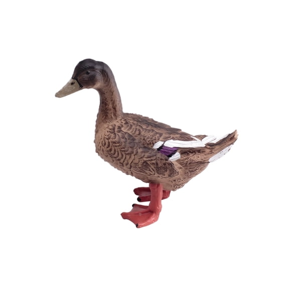 Mini Porch Goose Statue 5 Inch Cute Desk Accessories for Women Small Whimsical Decor for Home Office Bedroom Classroom, 1 Pack