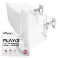 thumbnail image 1 of Par de soportes de pared Sound Bass Play 3 con inclinación ajustable y giratoria, 1 of 9