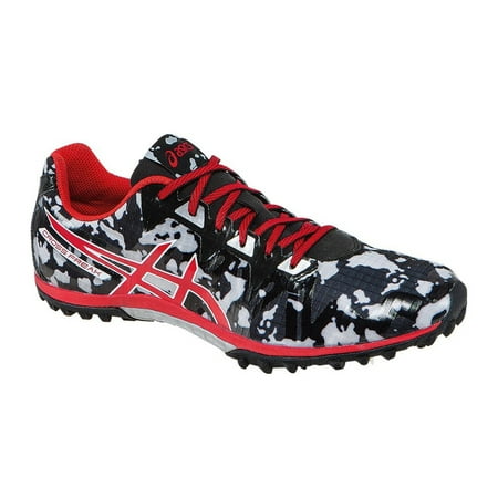 NEW Mens Asics Cross Freak 2 Cross Country Spikes Black/Red/Grey - Choose