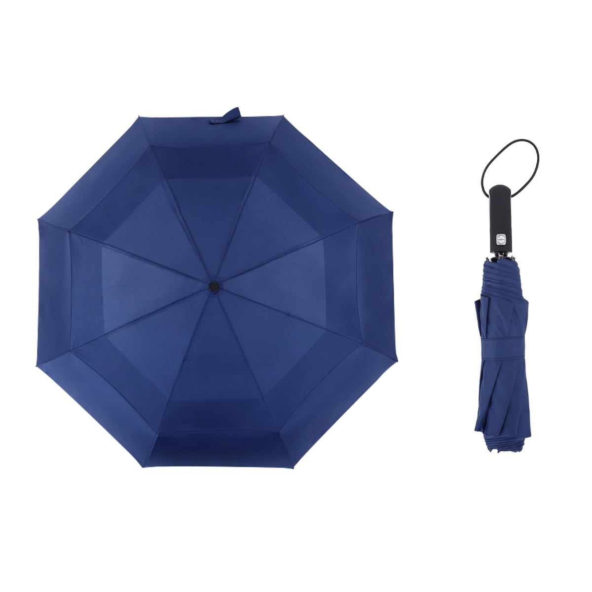 Private Jungle Windproof Travel Umbrellas for Rain - Lightweight, Strong, Compact with & Easy Auto Open/Close Button for Single Hand Use,Navy Blue Private Jungle Windproof Travel Umbrellas for Rain - Lightweight, Strong, Compact with & Easy Auto Open/Close Button for Single Hand Use,Navy Blue