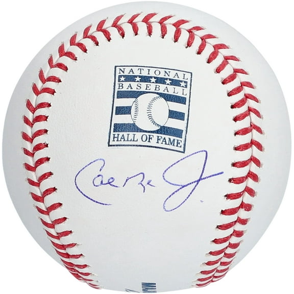 Cal Ripken Jr. Baltimore Orioles Autographed Hall of Fame Logo Baseball