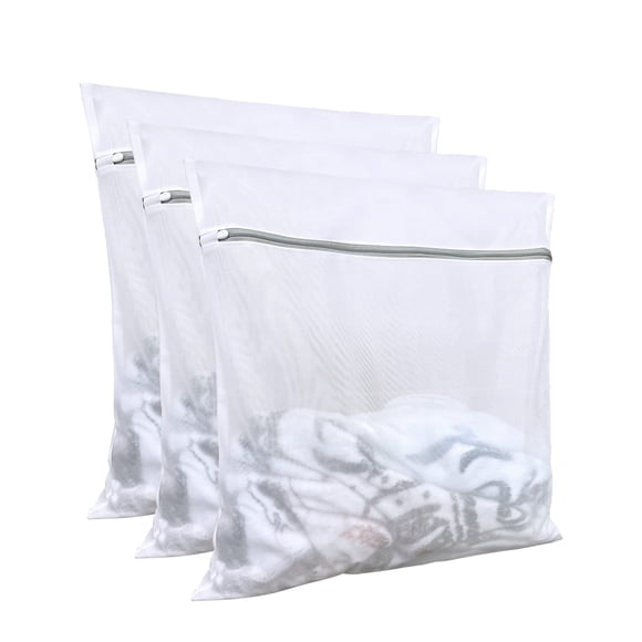 Bolsas de malla para ropa sucia QinZin para ropa delicada (3 unidades, 60 x 60 cm)