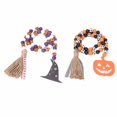 thumbnail image 2 of Farmhouse Bead Garland, Unique Design Sturdy Durable Wood Beads Wide Application  for Wall for Tree for Window, 2 of 8