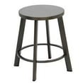 thumbnail image 2 of Home Square 18" Stainless Steel Metal Bar Stool in Steel Finish - Set of 2, 2 of 7