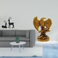 thumbnail image 2 of Estatua de reno, figura de resina, escultura animal, decoraciones coleccionables con finos detalles realistas, ligera, adecuada para oficinas, salas d, 2 of 8