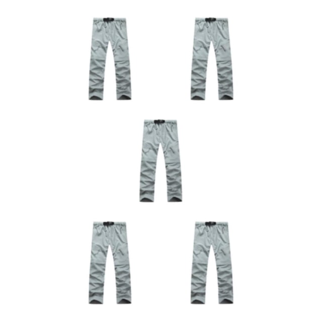 Pantalones de verano Minnieouse 2 en 1 para hombre caqui desmontables S