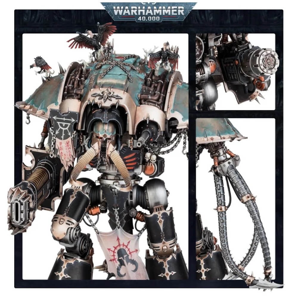 Games Workshop Warhammer 40K: Knight Abominant Mini Figure – ASA