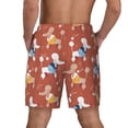 thumbnail image 2 of Lsque Mens Swim Trunks Cute Poodle Dog Pattern - Bathing Suit Compression Liner - Beach Swim Shorts Swimwear - (S-3XL) - Stretch Quick Dry -Small, 2 of 9