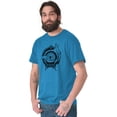 thumbnail image 5 of Hand Eye Crystal Ball Futuristic Spirit Men's Graphic T Shirt Tees Brisco Brands X, 5 of 6