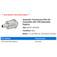 thumbnail image 2 of Automatic Transmission Filter Kit - Compatible with 1998 Oldsmobile Regency, 2 of 2