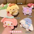 thumbnail image 3 of Sanrio Y2k My Melody Kuromi Cinnamoroll accesorios para el cabello de felpa, bandas de cuerda de animales Kawaii, niñas lindas para niños, otoño e invierno, nuevo, 3 of 4