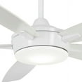 thumbnail image 2 of Led Ceiling Fan In Transitional Style 14.25 Inches Tall By 52 Inches Wide-White Finish-White Blade Color Minka Aire Fans F690l-Wh, 2 of 2