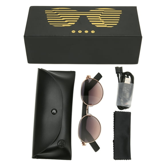 Audio Smart Sunglasses, Polarized Lenses Smart Glasses Comfortable Wearing UV Blocking For Meeting