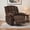 Brown-Corduroy, variant on Garvee Oversized Recliner Chair for Adults, 150° Manual Recliner Nursery Chairs, with Linen Upholstery, Pink