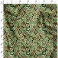 thumbnail image 3 of Soimoi Minky Green Fabric By the Yard - 56 Inch Wide - Ikat Fabric - Elegant and Traditional Patterns for Stylish Creations Printed Fabric, 3 of 6