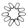thumbnail image 1 of Fosa gripper pull,10pcs/bag EDC Black Zipper Pulls Cord Rope Clip Buckle For Clothing Bag Accessory, 1 of 9