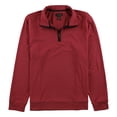 thumbnail image 1 of Tasso Elba - Suéter con cremallera de 1/4 para hombre, color rojo, pequeño, 1 of 1