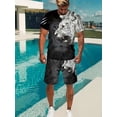 thumbnail image 2 of Conjunto De Playera Y Short Pare Hombre Con Estampado 3d, 2 of 4