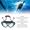 thumbnail image 4 of Gafas De Natación, Gafas De Natación De Ajuste Cómodo Y Ligero Con Vista Amplia Y Galvanoplastia Para Deportes Acuáticos, 4 of 7