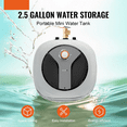 thumbnail image 2 of 2.5-Gallon Electric Mini Tank Water Heater With 1440W Compact Hot Water Storage With Safety Valve D10-14VA（M,S）, 2 of 6