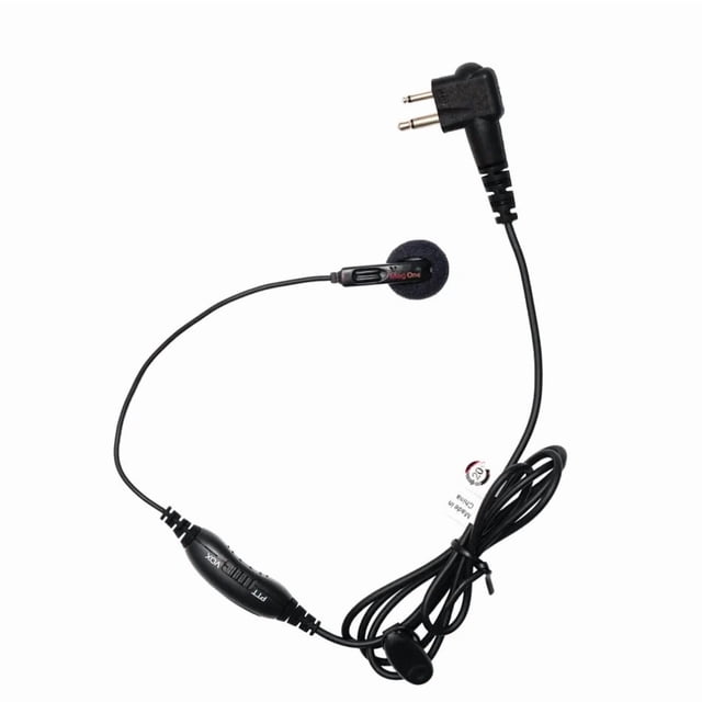 PMLN6534 Auriculares con Micrófono Integrado, Botón PTT y Función VOX | Compatibles con Walkie Talkie DP1400, CP040, CP140, P145, P165, P185