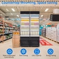 thumbnail image 2 of Garvee Display Fridge,7.77 Cu.ft Commercial Refrigerator with LED Light,Pallet,Adjustabel Shelves for for Home,Store,Gym or Office/Black, 2 of 7