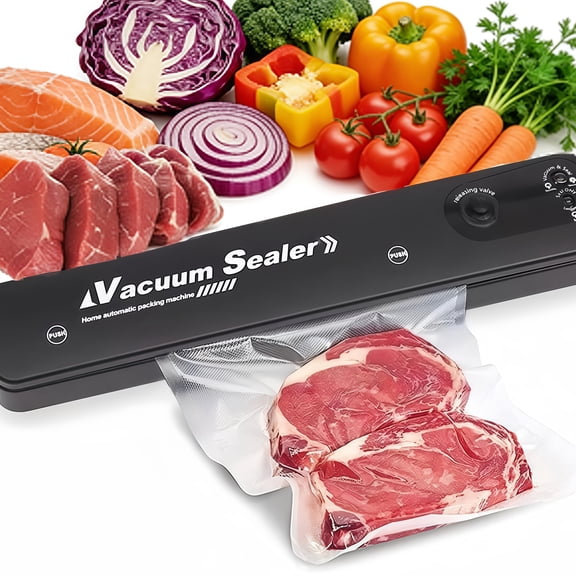 Food Sealer Vacuum Sealer Machine , Wet & Dry Dual Food Vacuum Sealer Machine for Sous Vide and Long-Term Storage,,Includes 10 Pre-Cut Bags